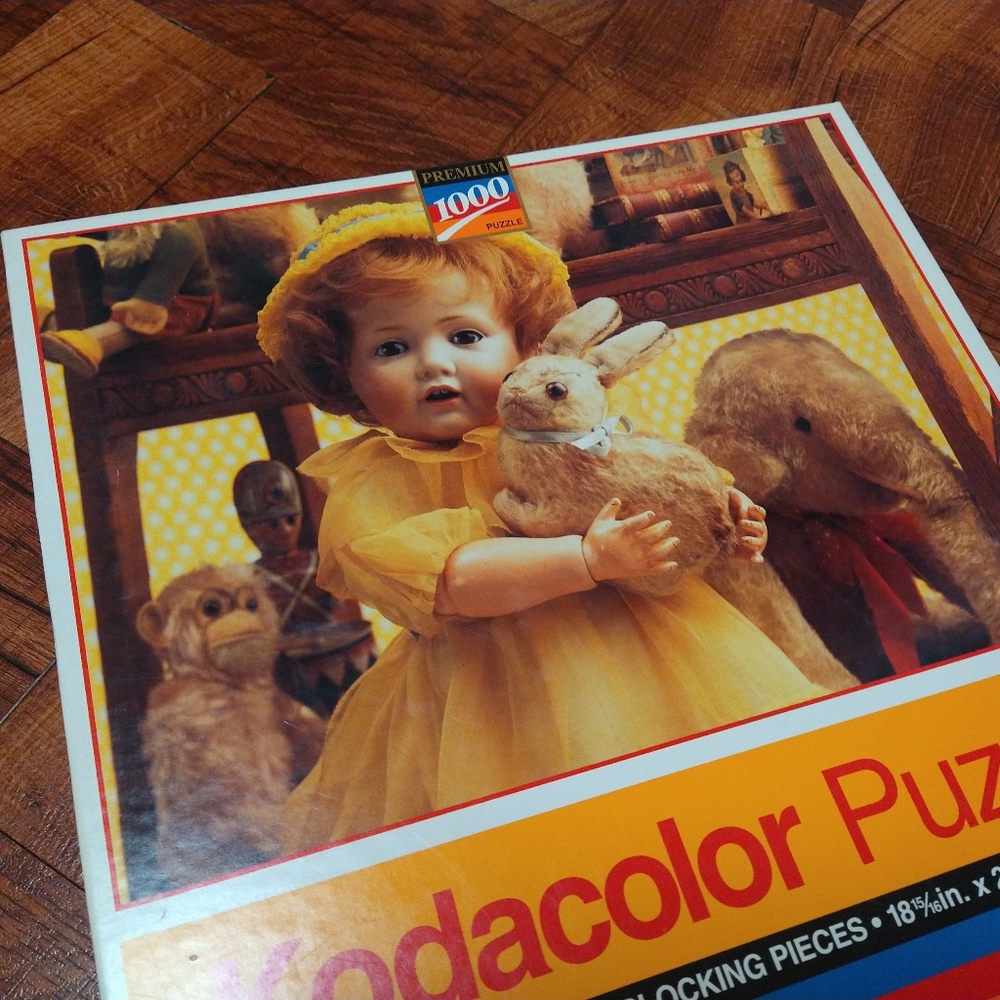 Vintage 1994 Rose Art Kodacolor New Sealed Premium 1000 Piece "Toy Shelf" Puzzle - Picture 2 of 5